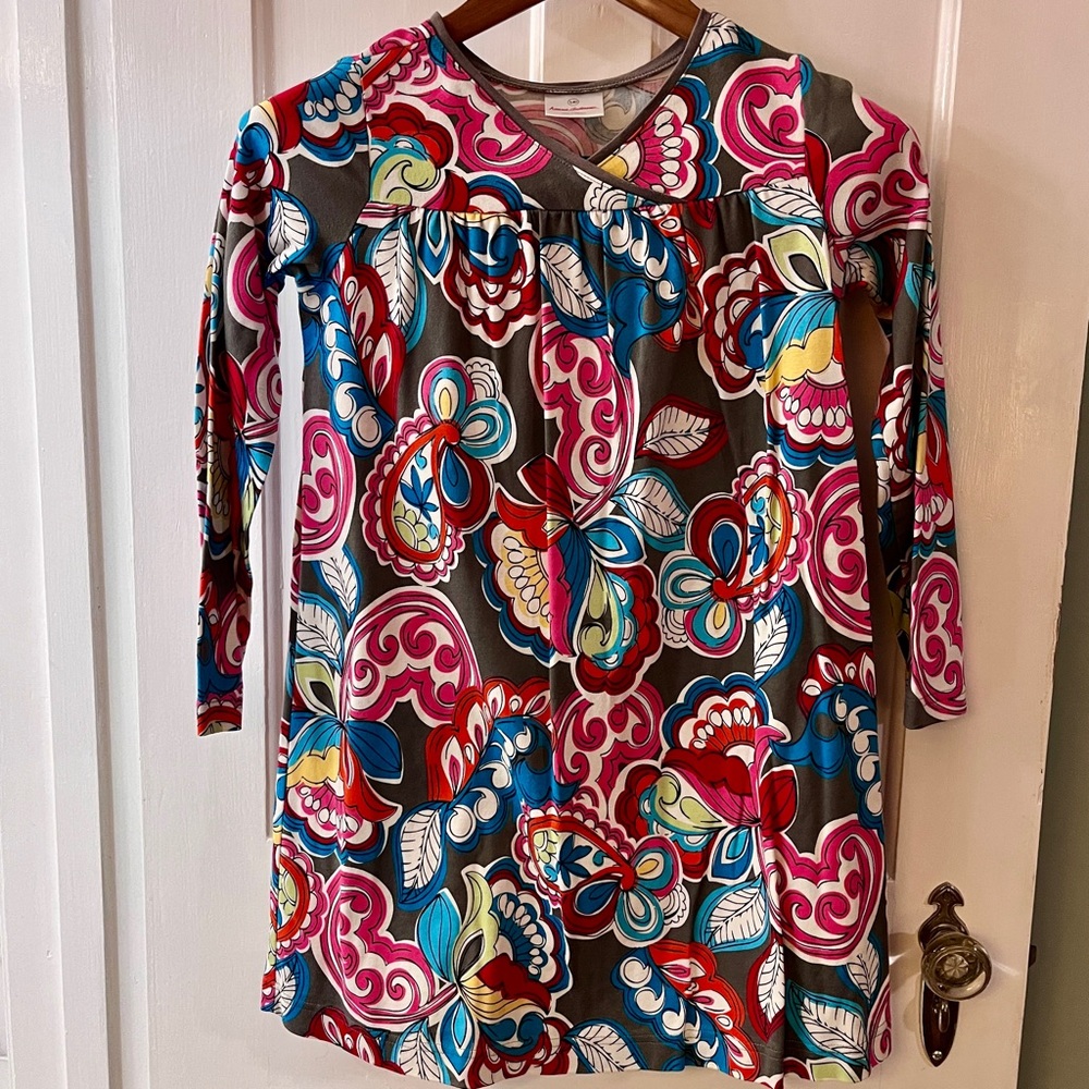 Girls Hanna Andersson colorful casual cotton dress